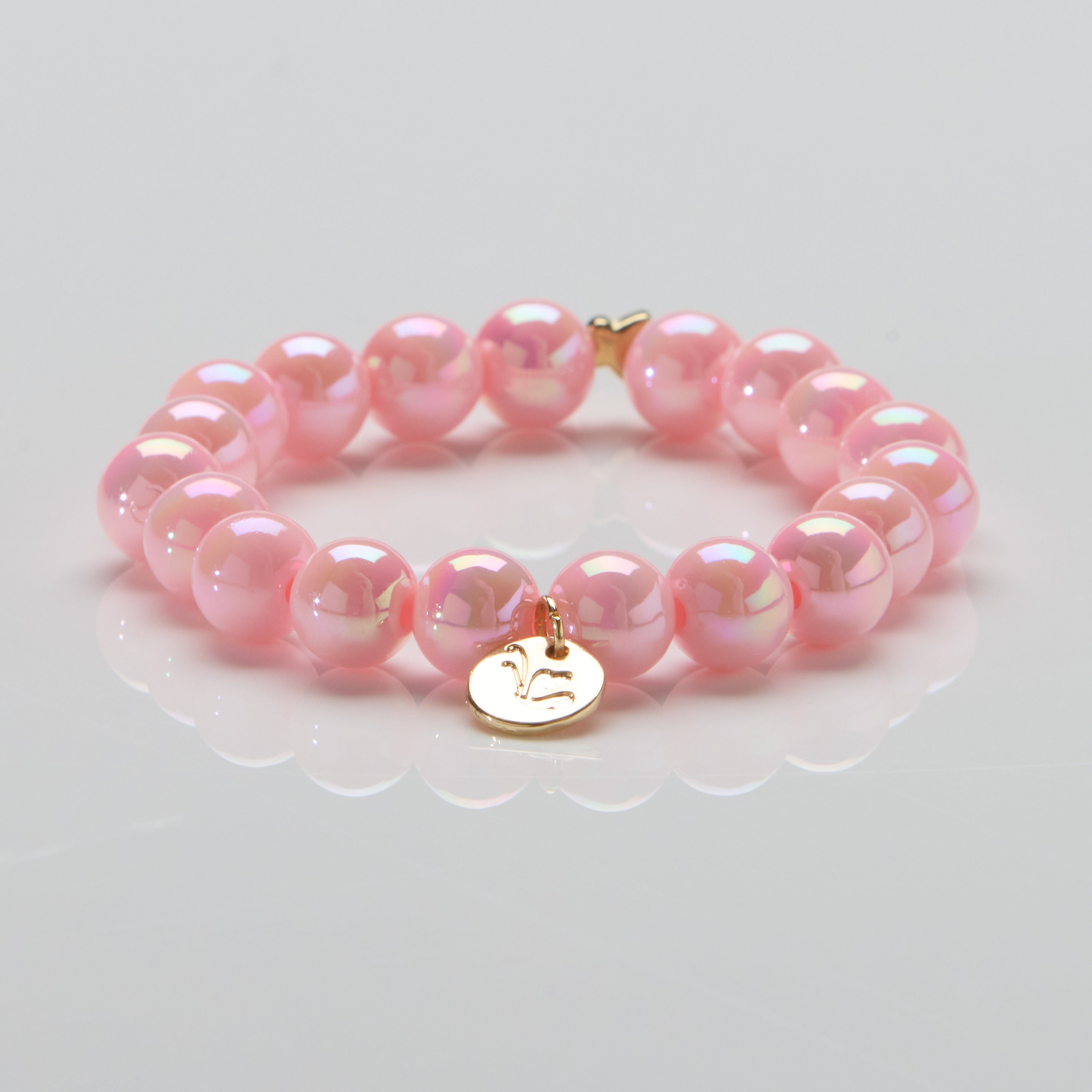 Perlenarmband Rose Glow