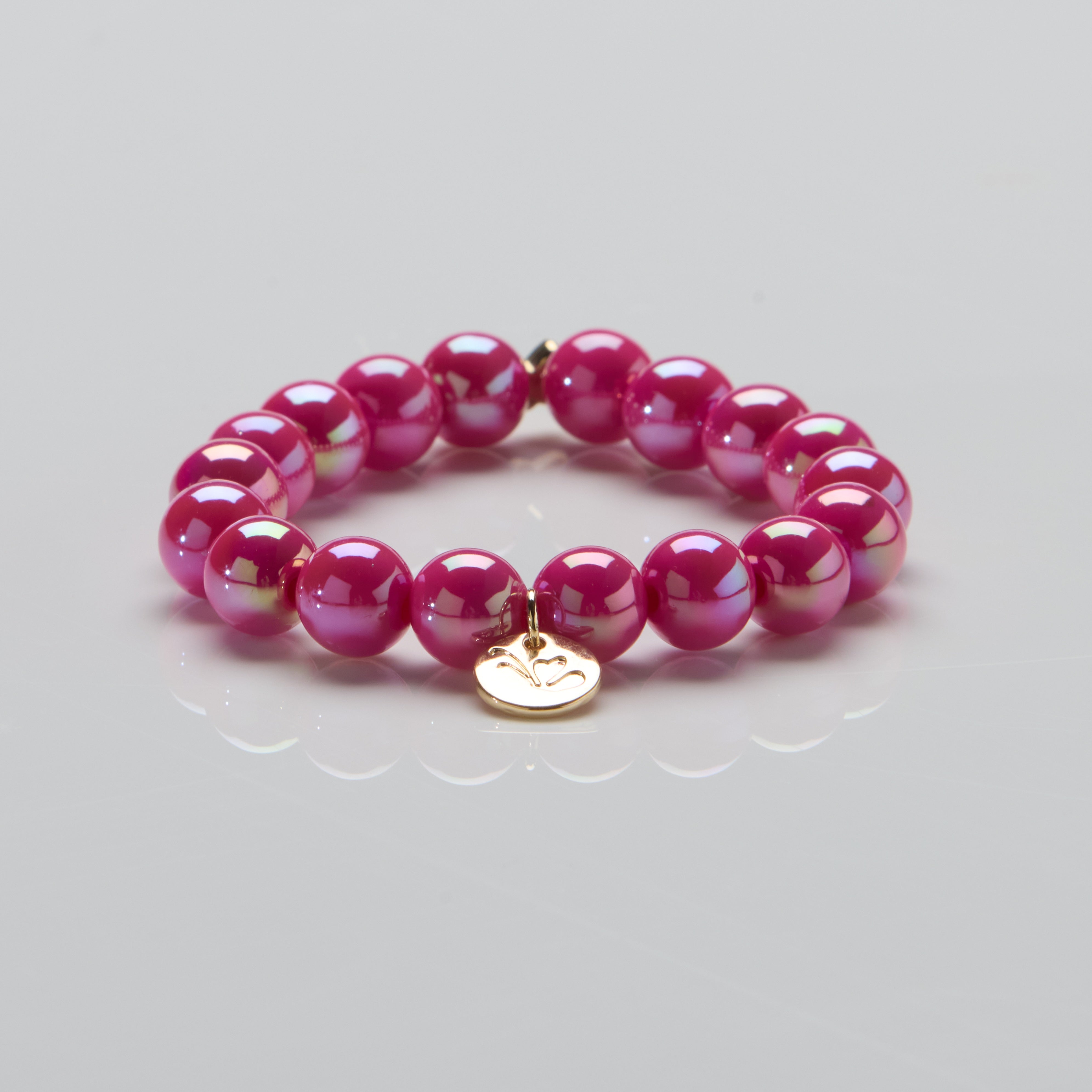 Perlenarmband Pink Mirage