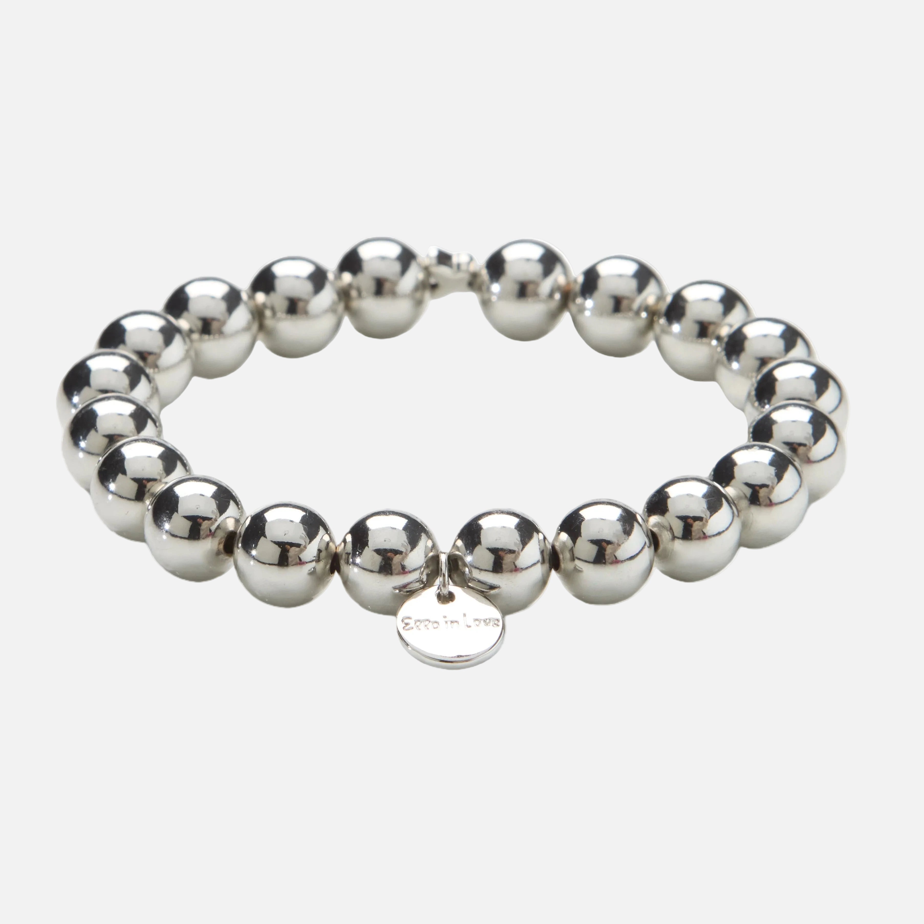 Perlenarmband Silber