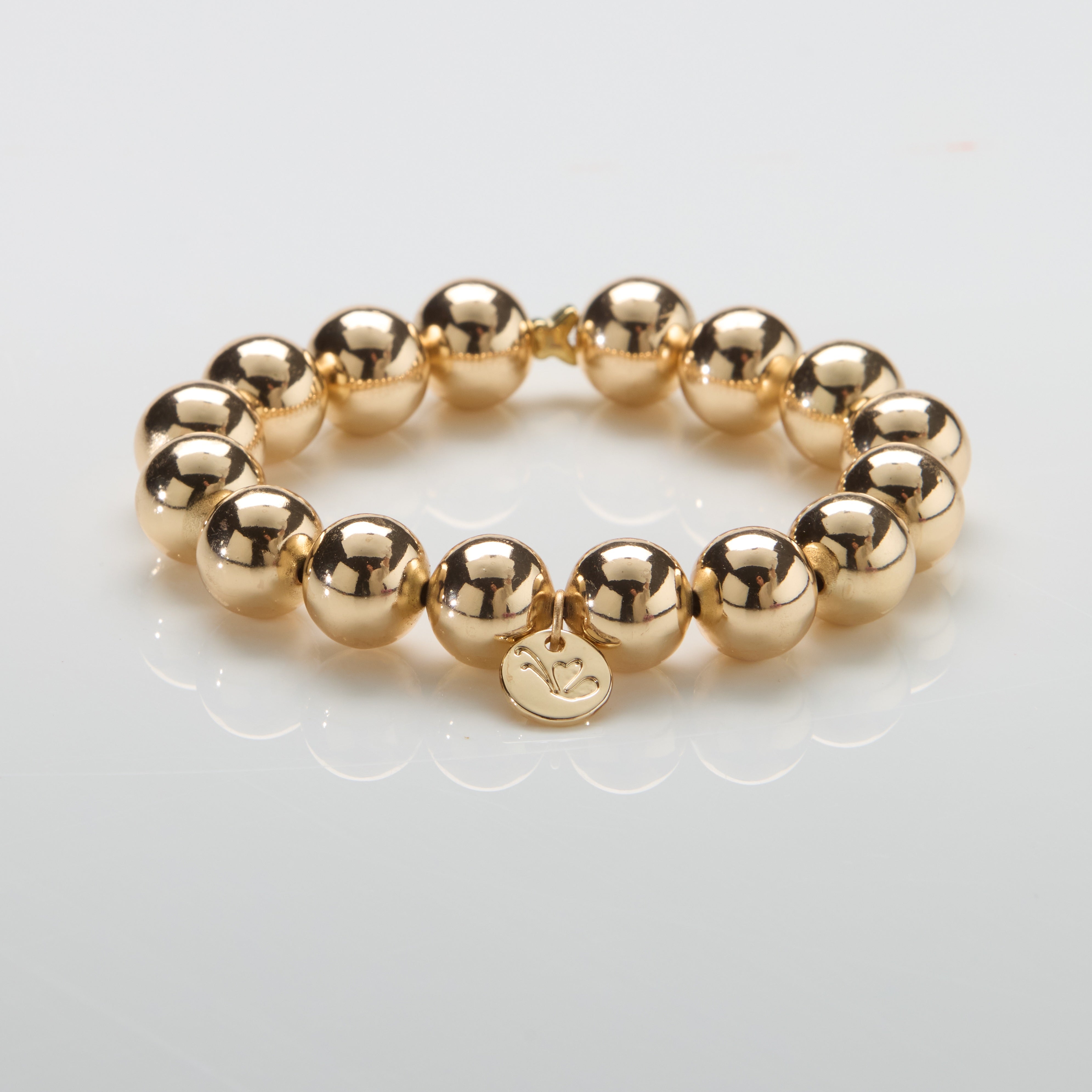 Perlenarmband Gold Touch