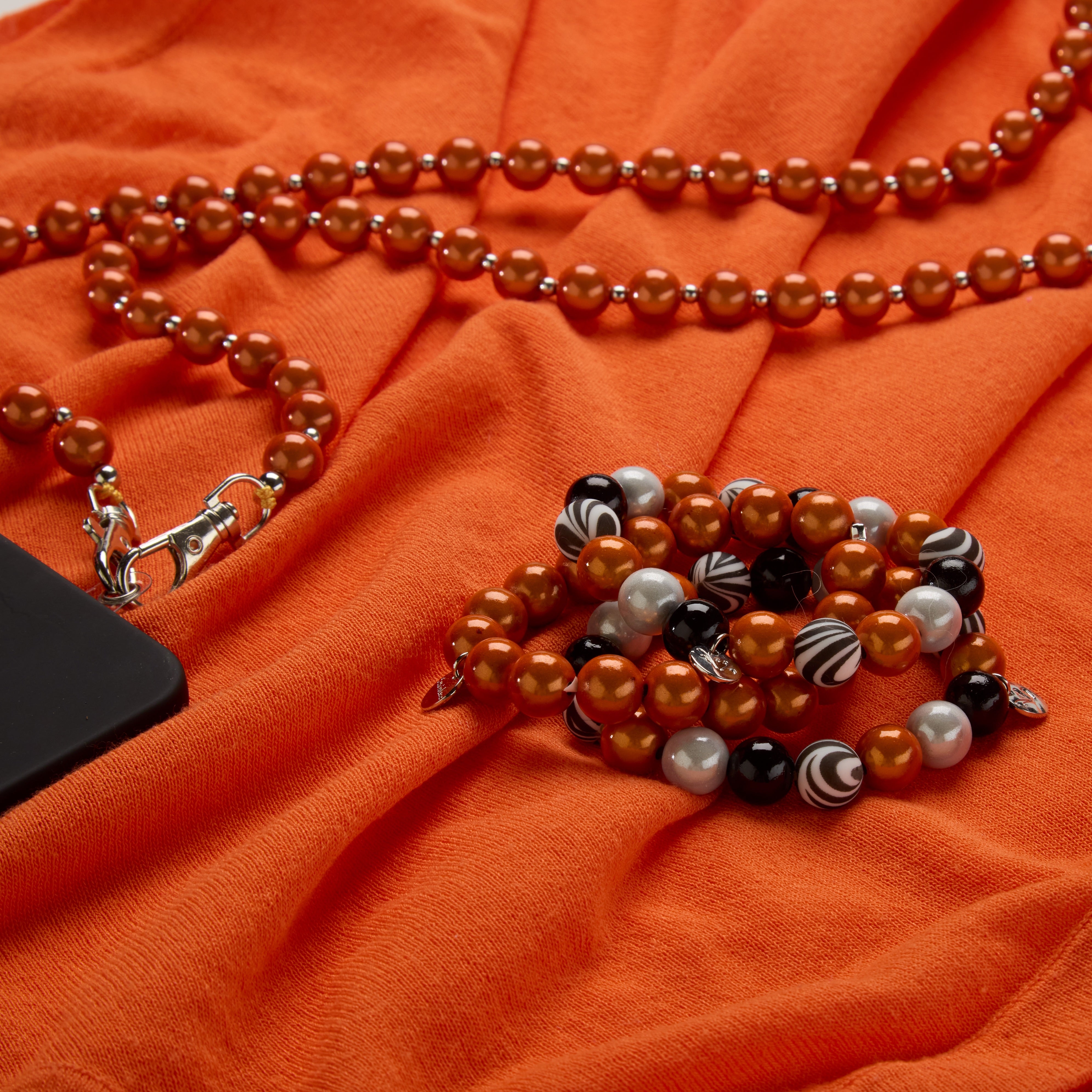 Perlenarmband Sunset Zebra