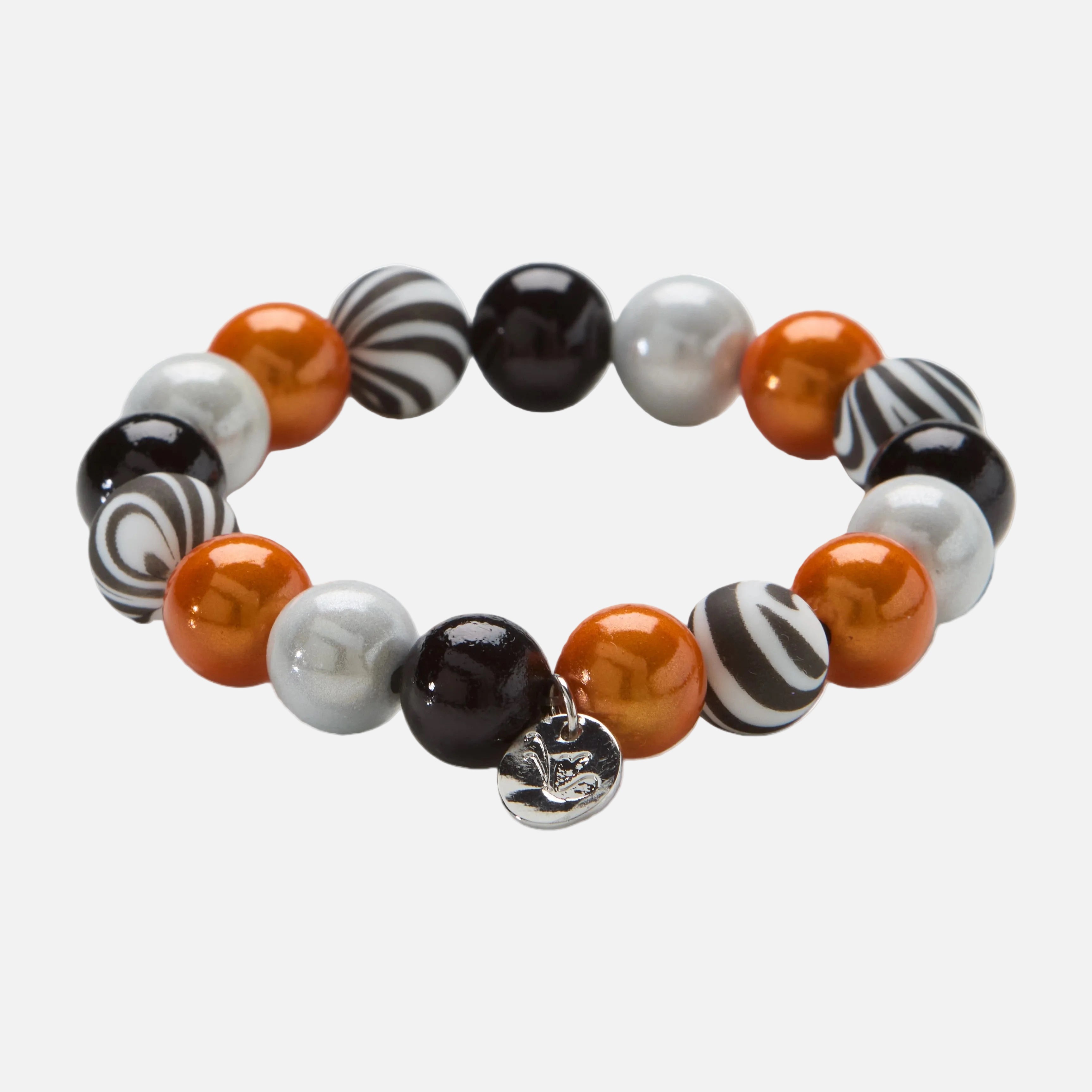 Perlenarmband Sunset Zebra