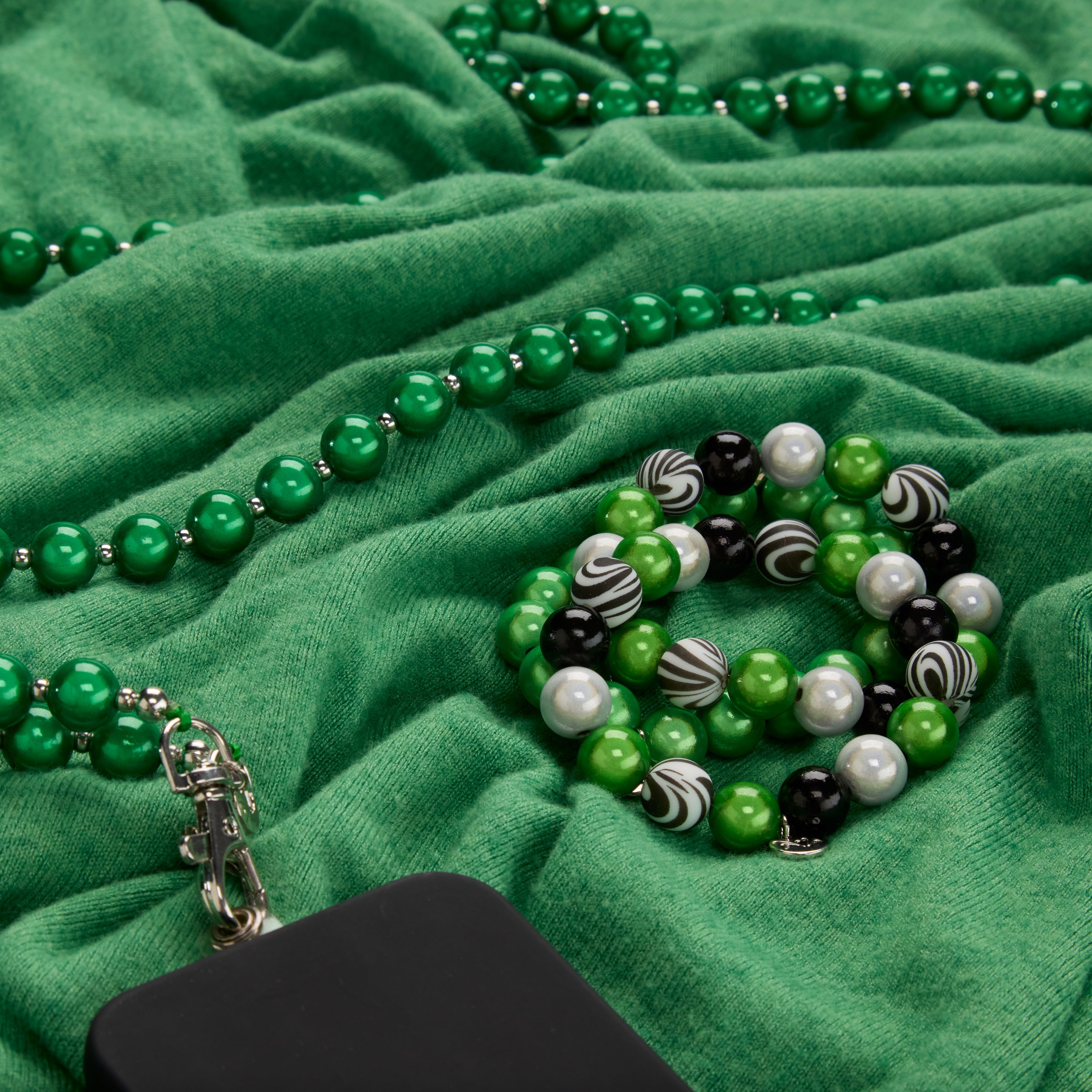 Perlenarmband Savanna Green