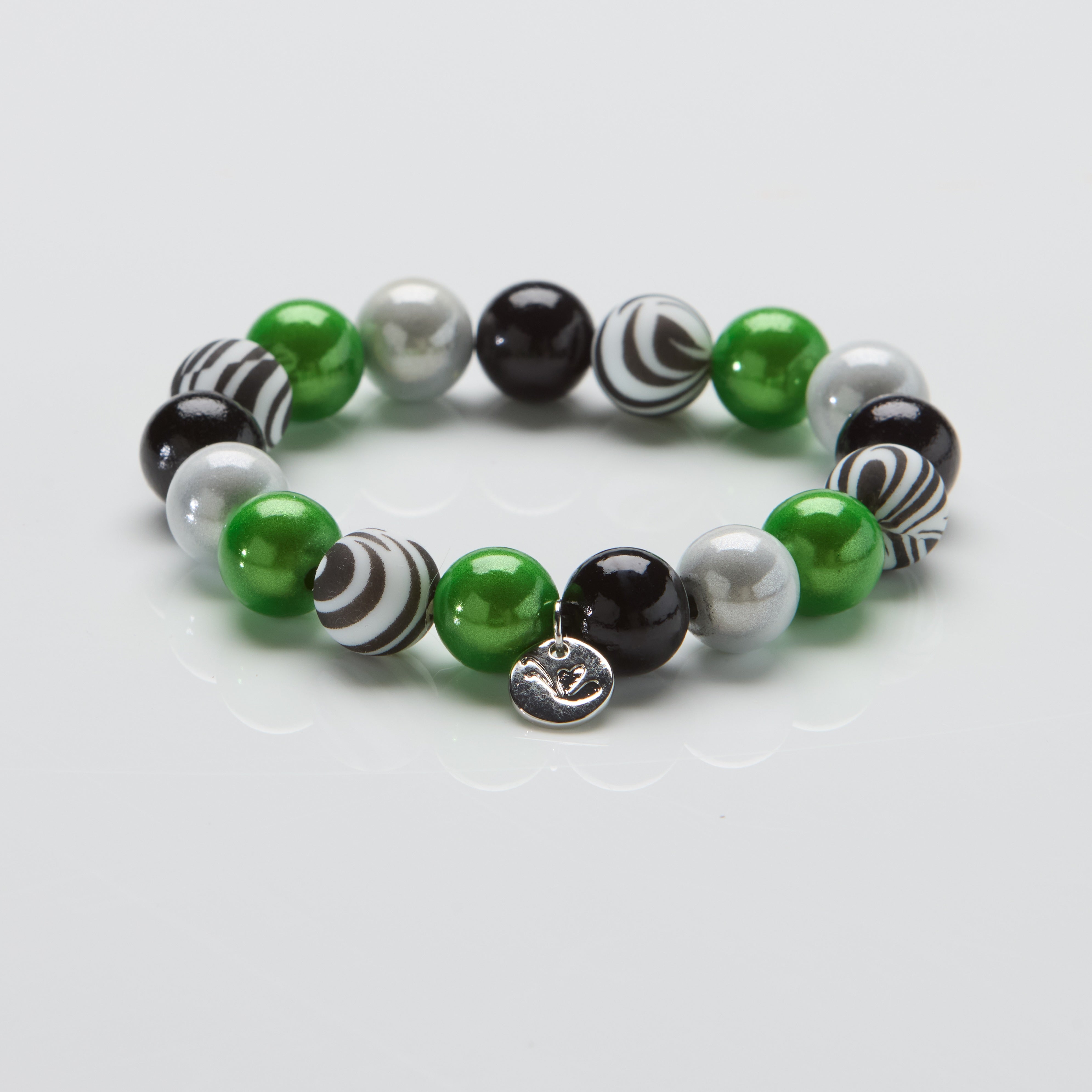 Perlenarmband Savanna Green