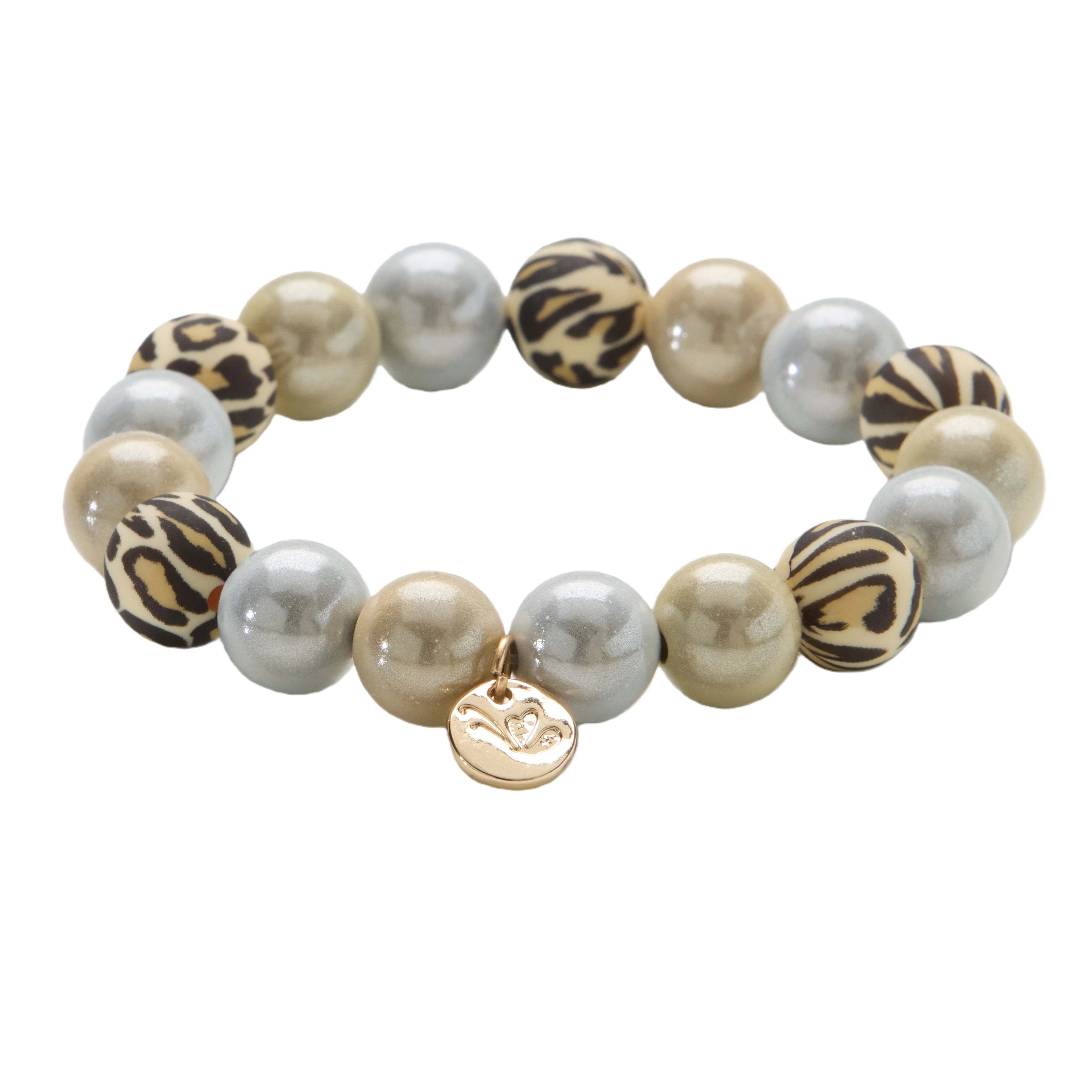 Perlenarmband Leopard Deluxe