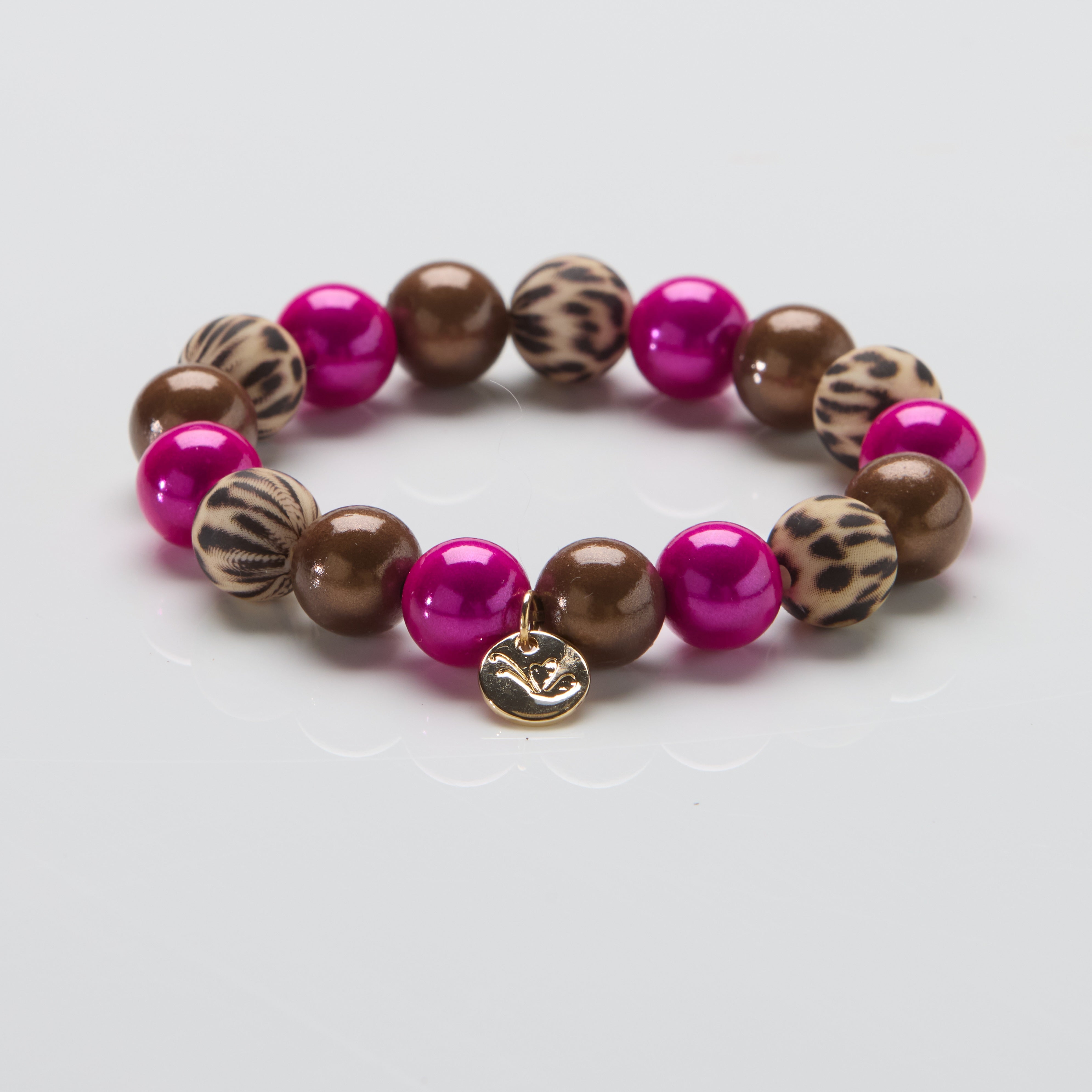 Perlenarmband Savanna Berry