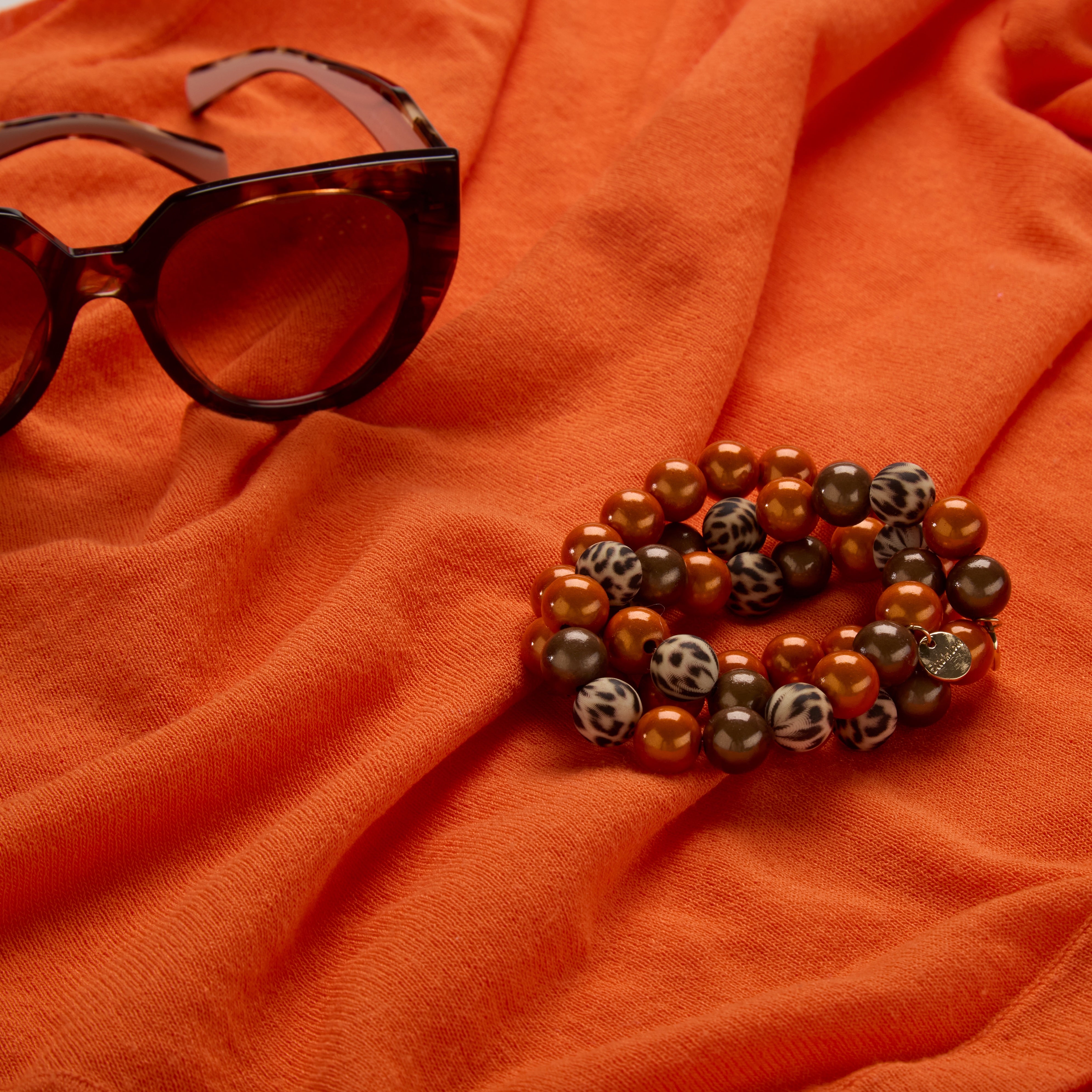 Perlenarmband Leo Sunset