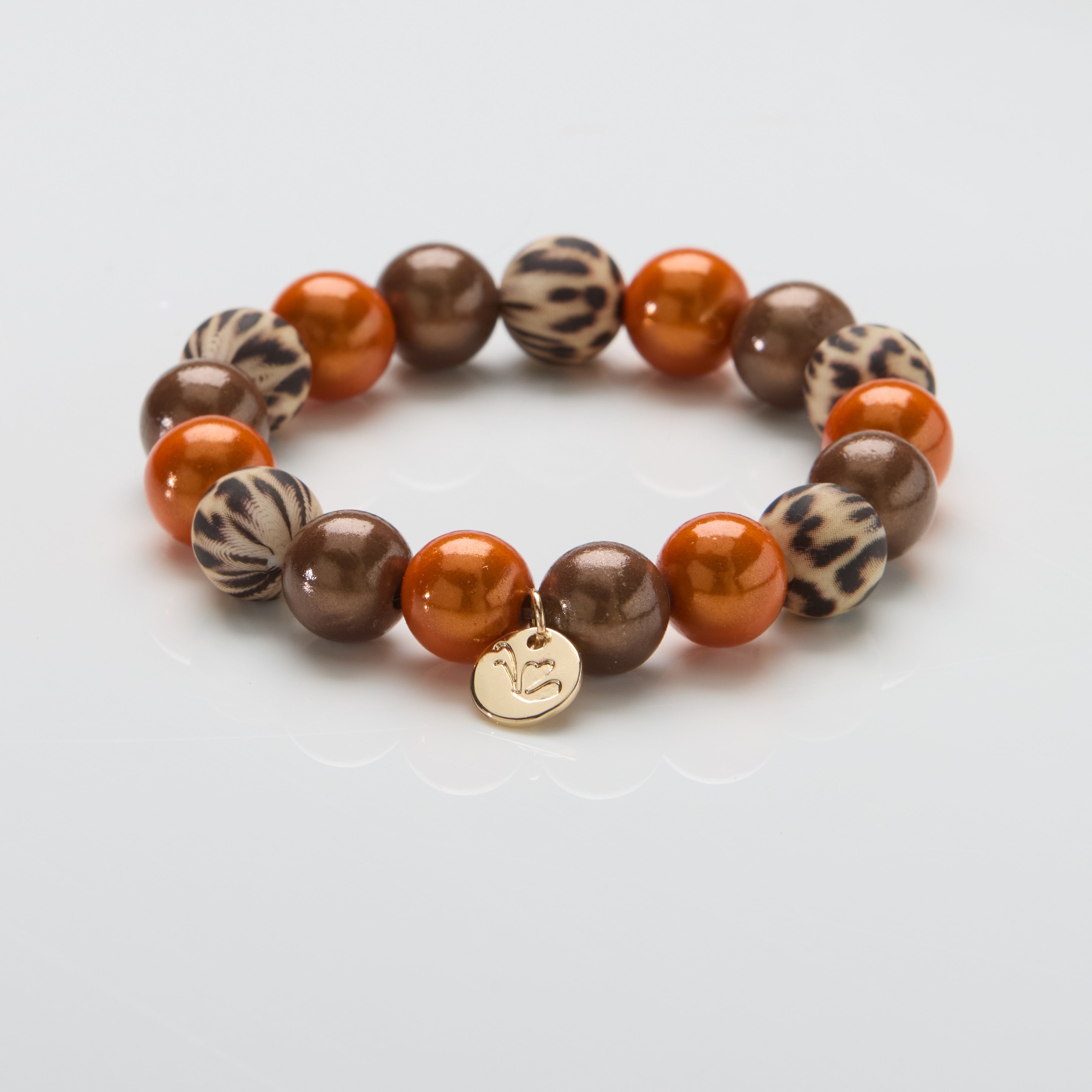 Perlenarmband Leo Sunset