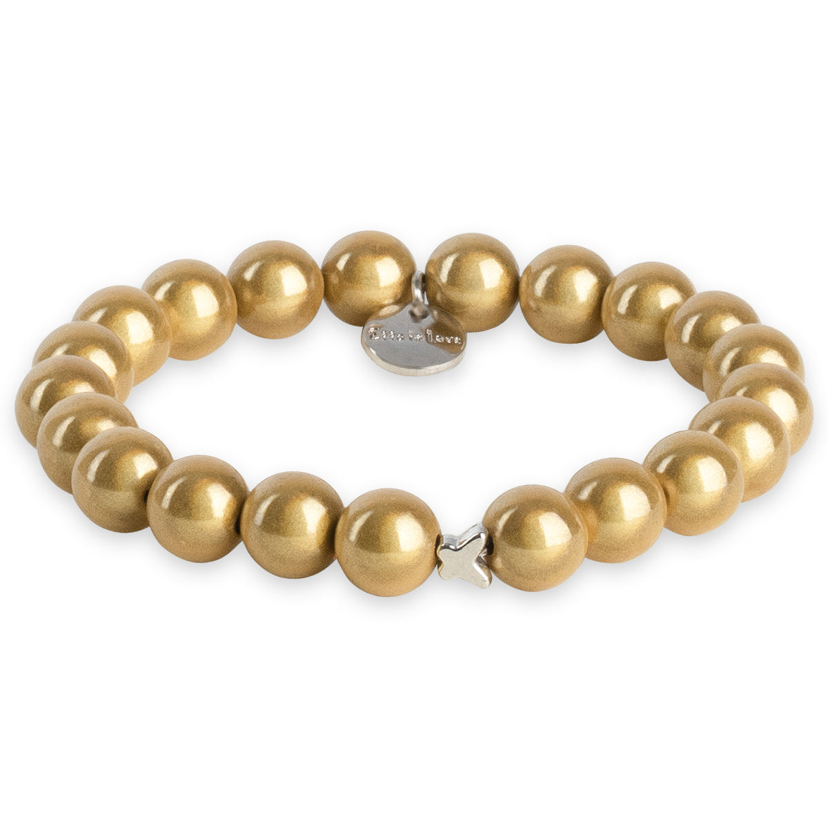 Golden Eyes Perlenarmband