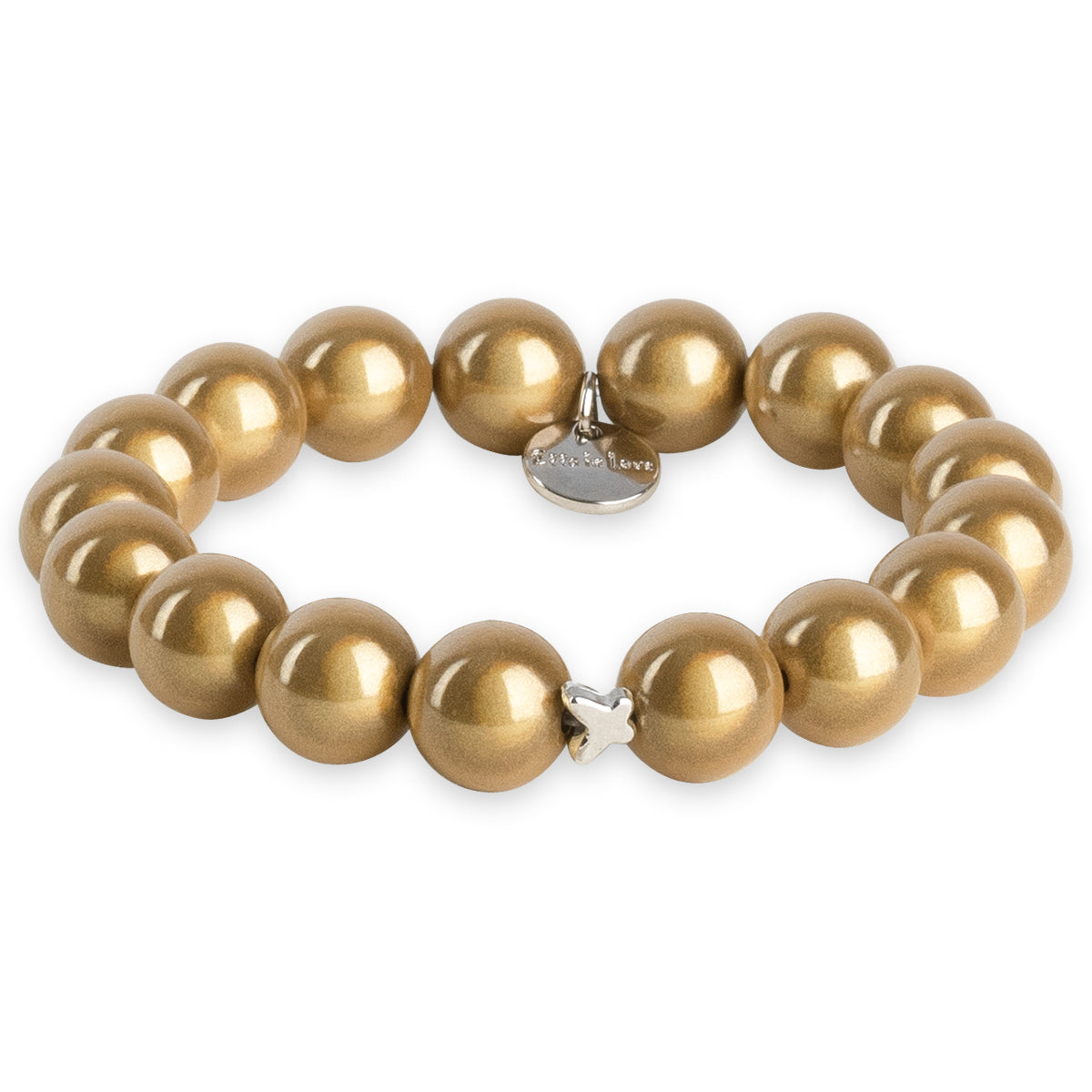 Golden Eyes Perlenarmband