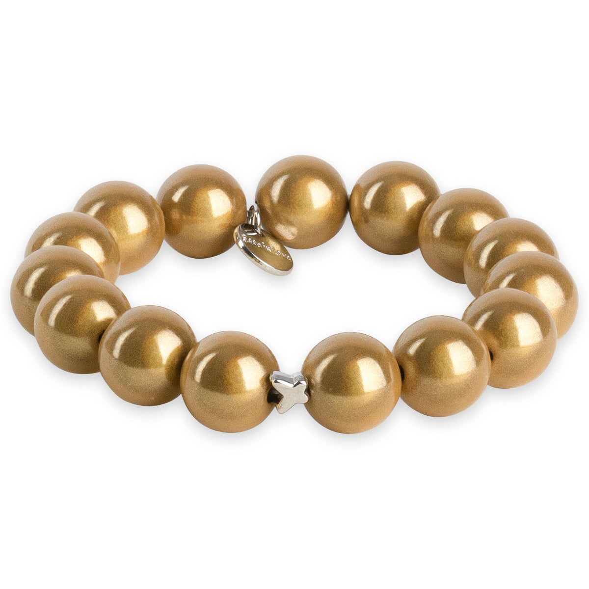 Golden Eyes Perlenarmband