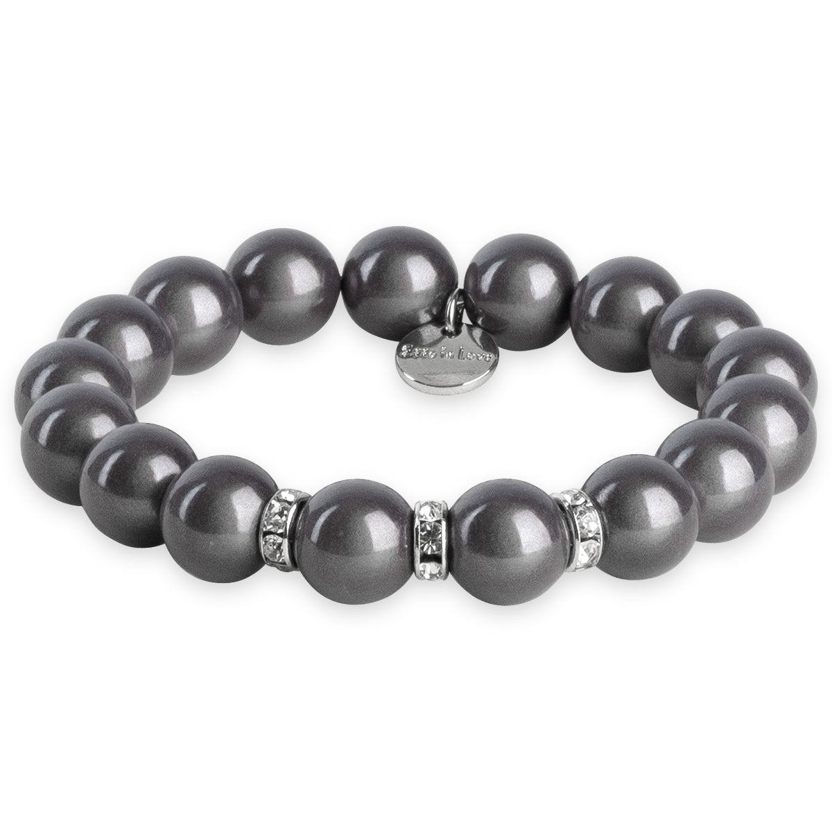 Lava Smoke Perlenarmband - Diamond Collection