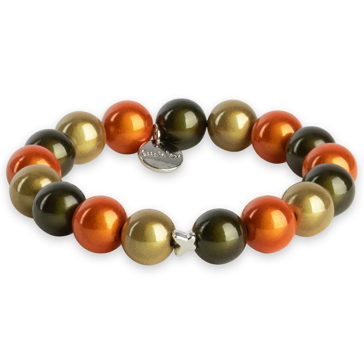 Orange Nature Perlenarmband