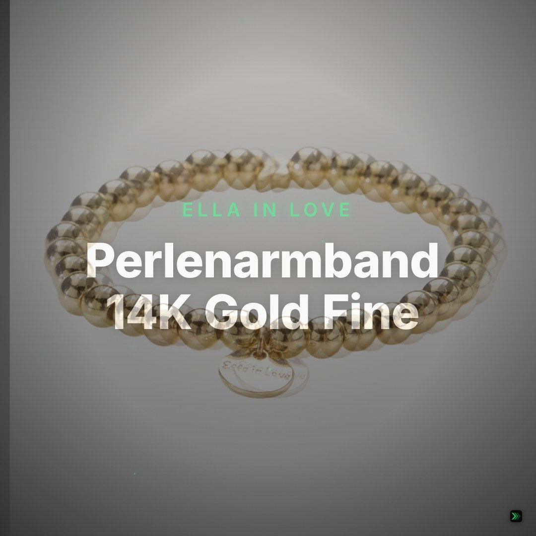 Perlenarmband 14K Gold Fine – Clean Showcase