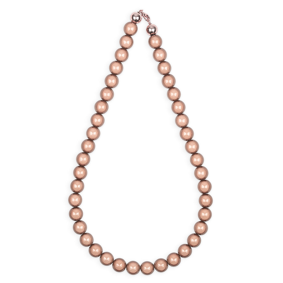 Perlenhalskette Sparkling Rose – Kurz