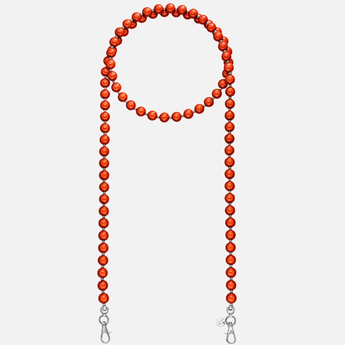 Handykette Lang Orange mit 3D Matt Glow Effekt