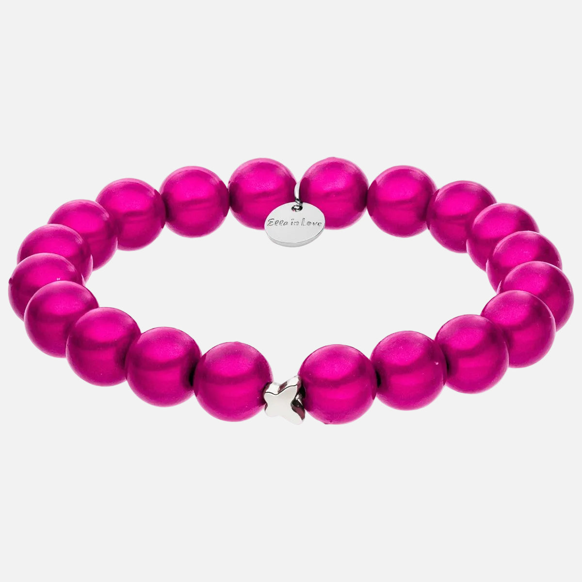 Perlenarmband Pink mit 3D Matt Glow Effekt