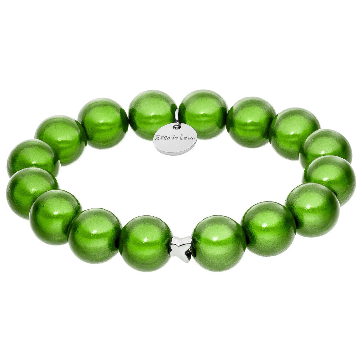 Perlenarmband Classic Green