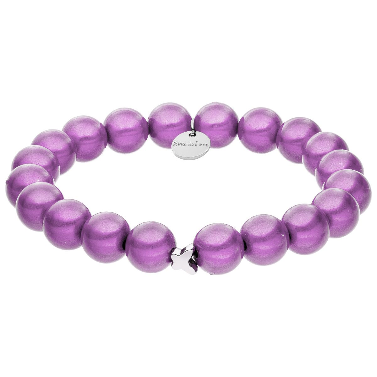 Perlenarmband Digital Lavendel