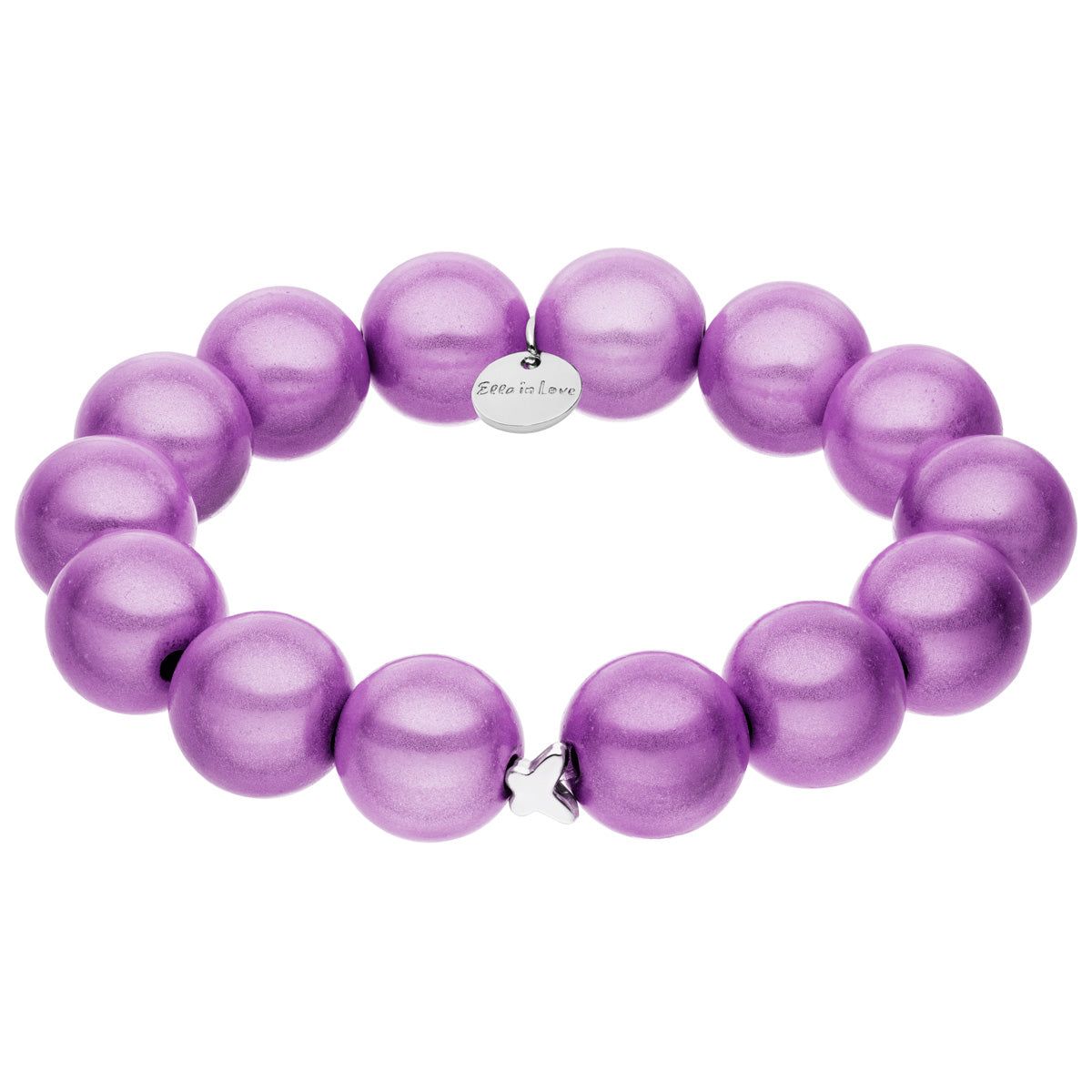 Perlenarmband Digital Lavendel