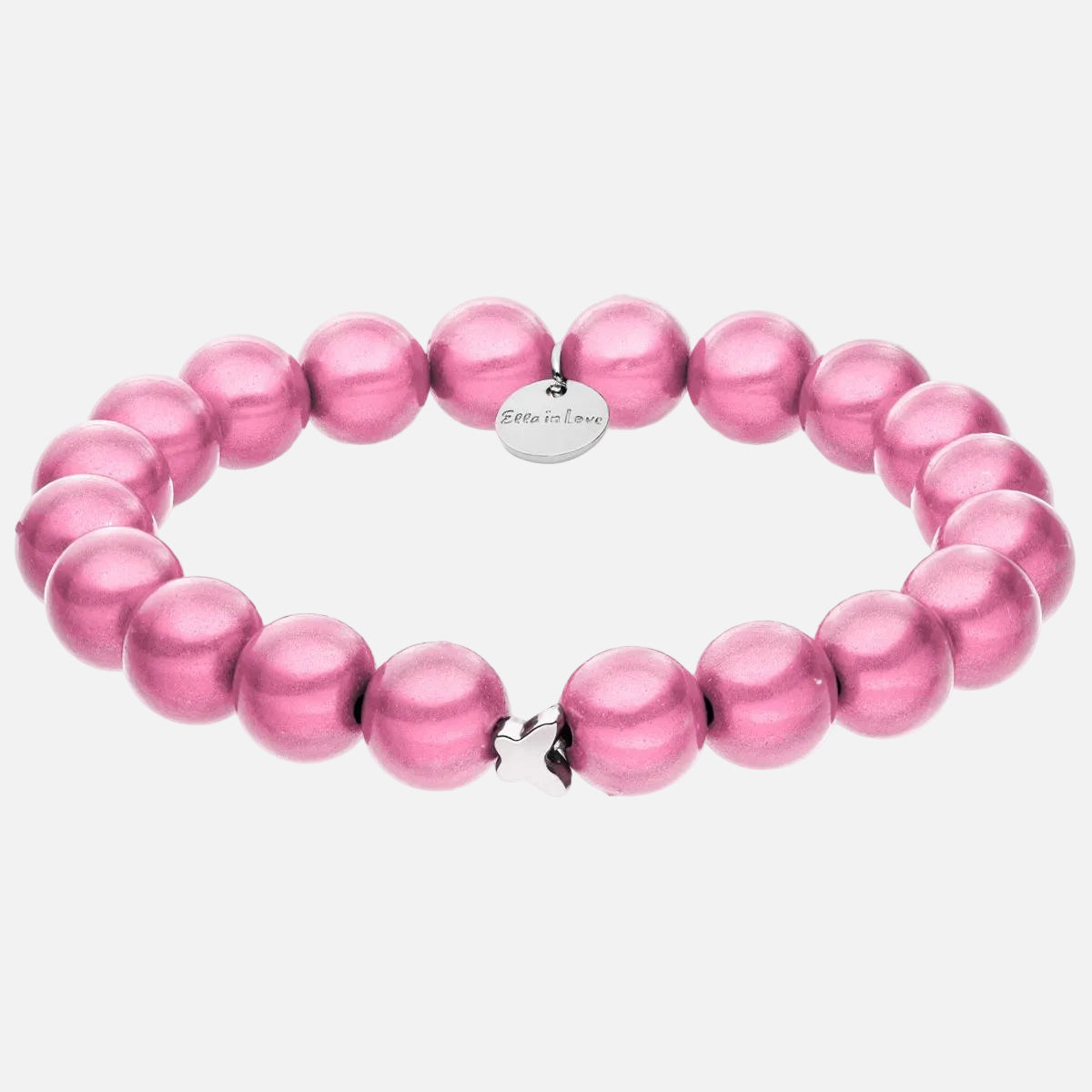 Perlenarmband Rosa mit 3D Matt Glow Effekt