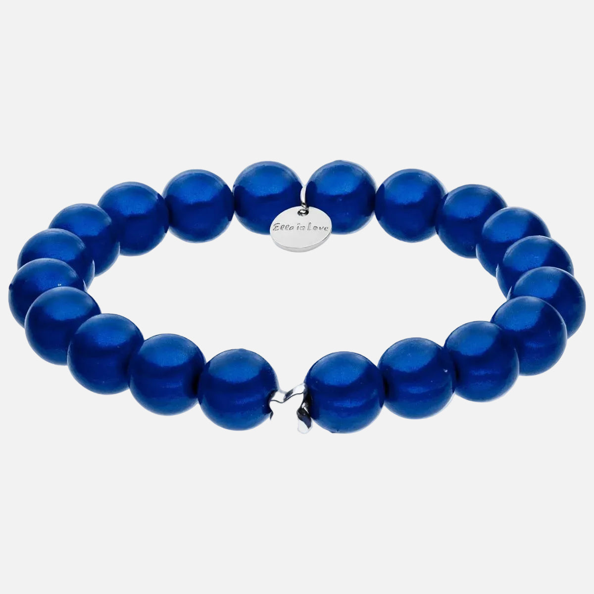 Perlenarmband Blau mit 3D Matt Glow Effekt