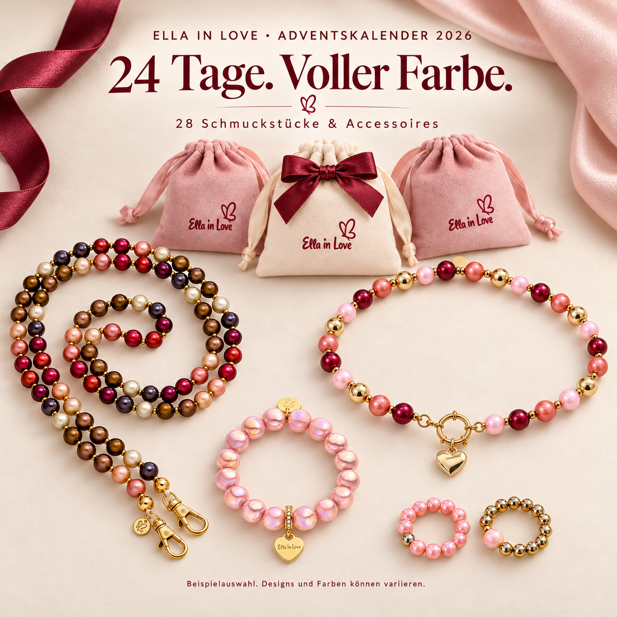 Ella in Love Schmuck-Adventskalender Deluxe – 28 Lieblingsstücke
