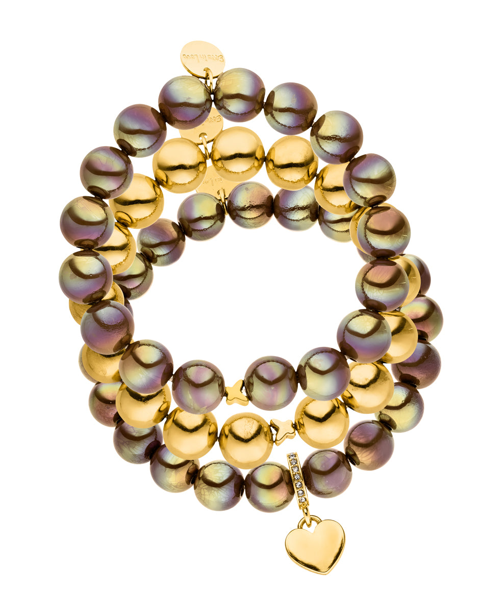 Armband Set Mocha Glow Gold