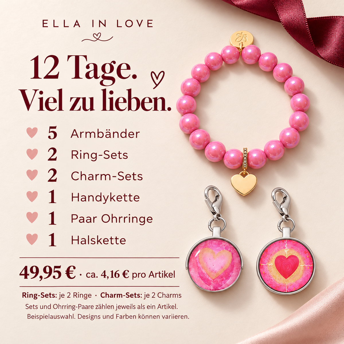 Ella in Love Schmuck-Adventskalender Mini – 12 Lieblingsstücke