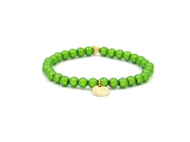 Classic Green Perlenarmband mini