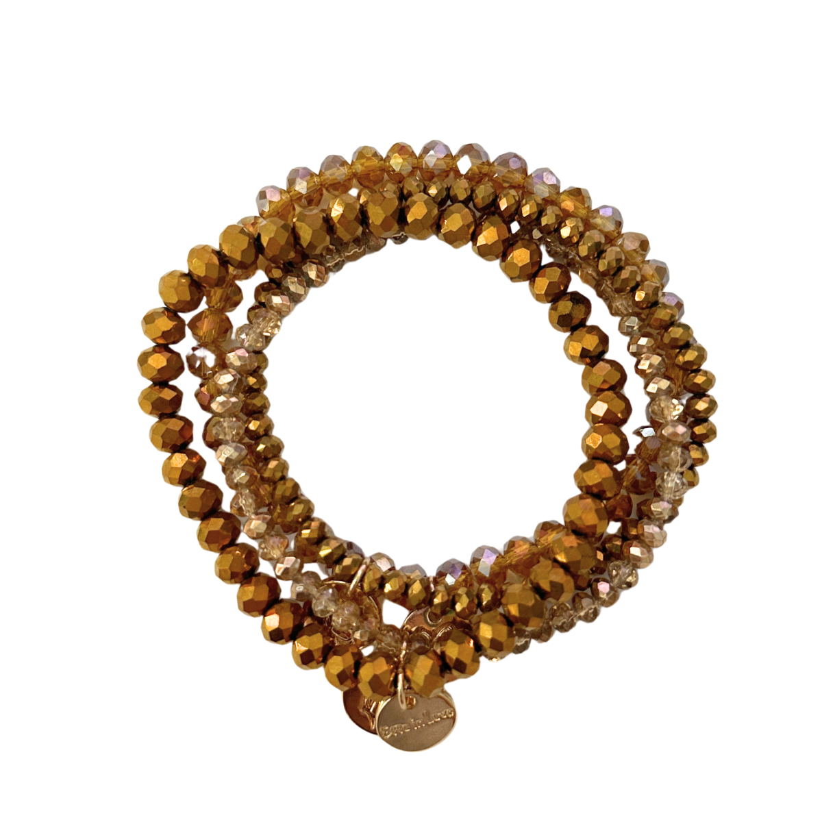 Perlenarmband-Set Golden Glow | 4-teilig | Limited Edition