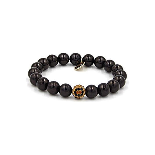 Perlenarmband Black Night LEO Single