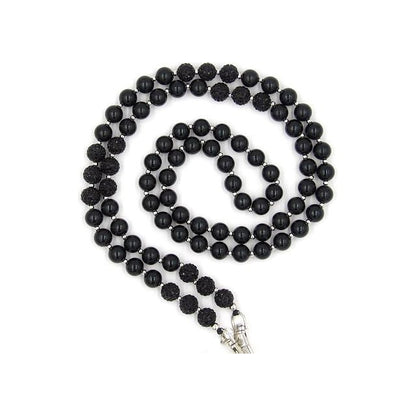 Handykette Black Night mit Glitzerperlen