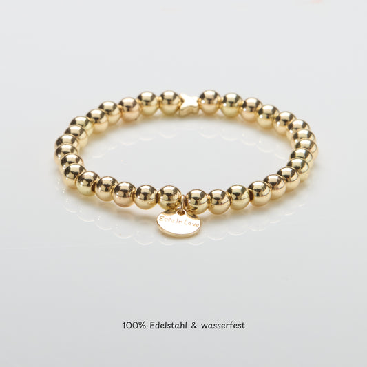 Perlenarmband Gold Deluxe