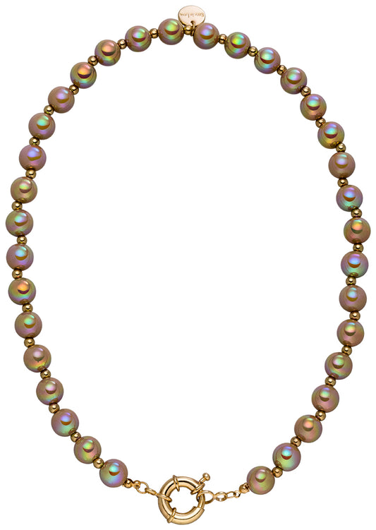 Perlenkette toffe glow