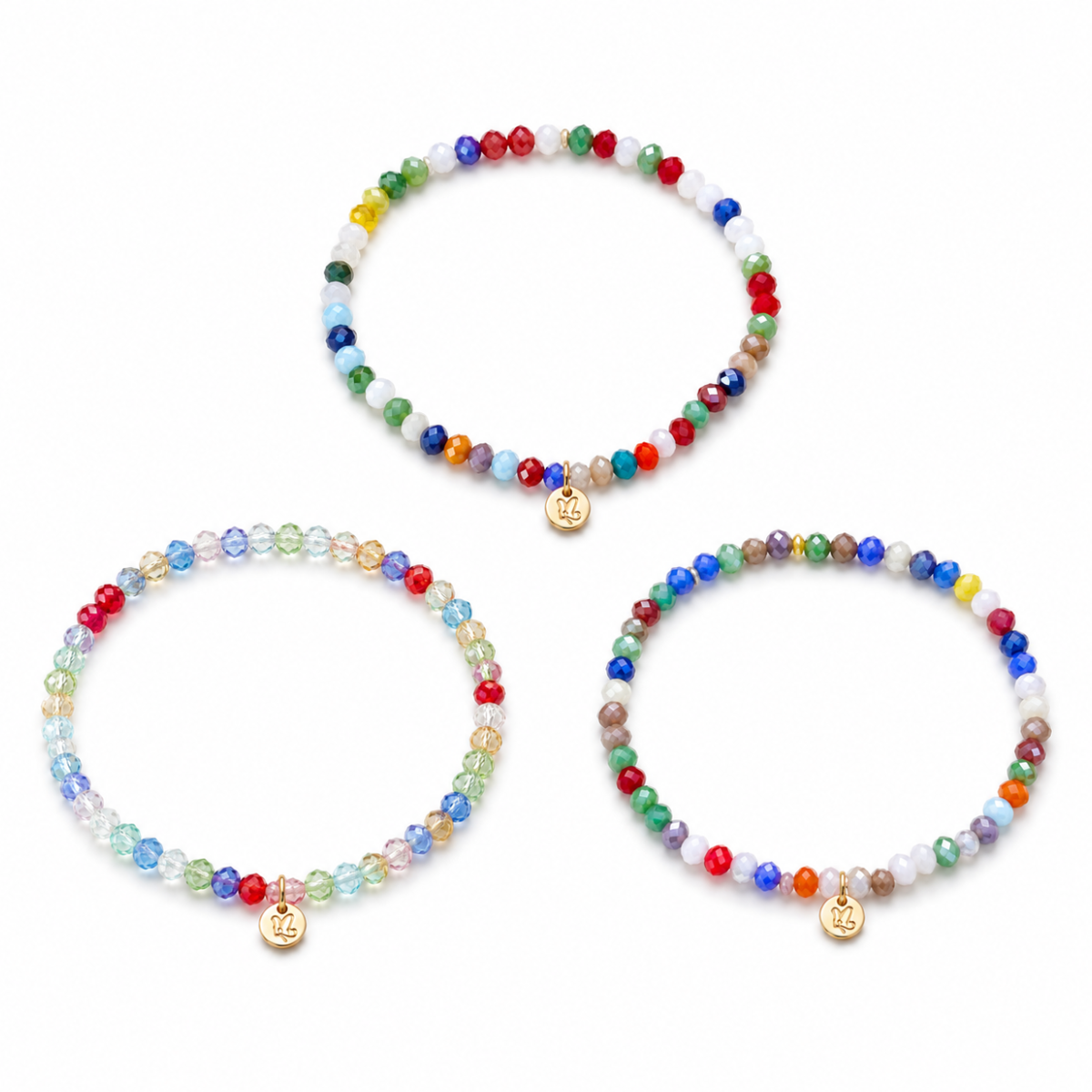 Perlenarmband Set Bunt | Wasserfest