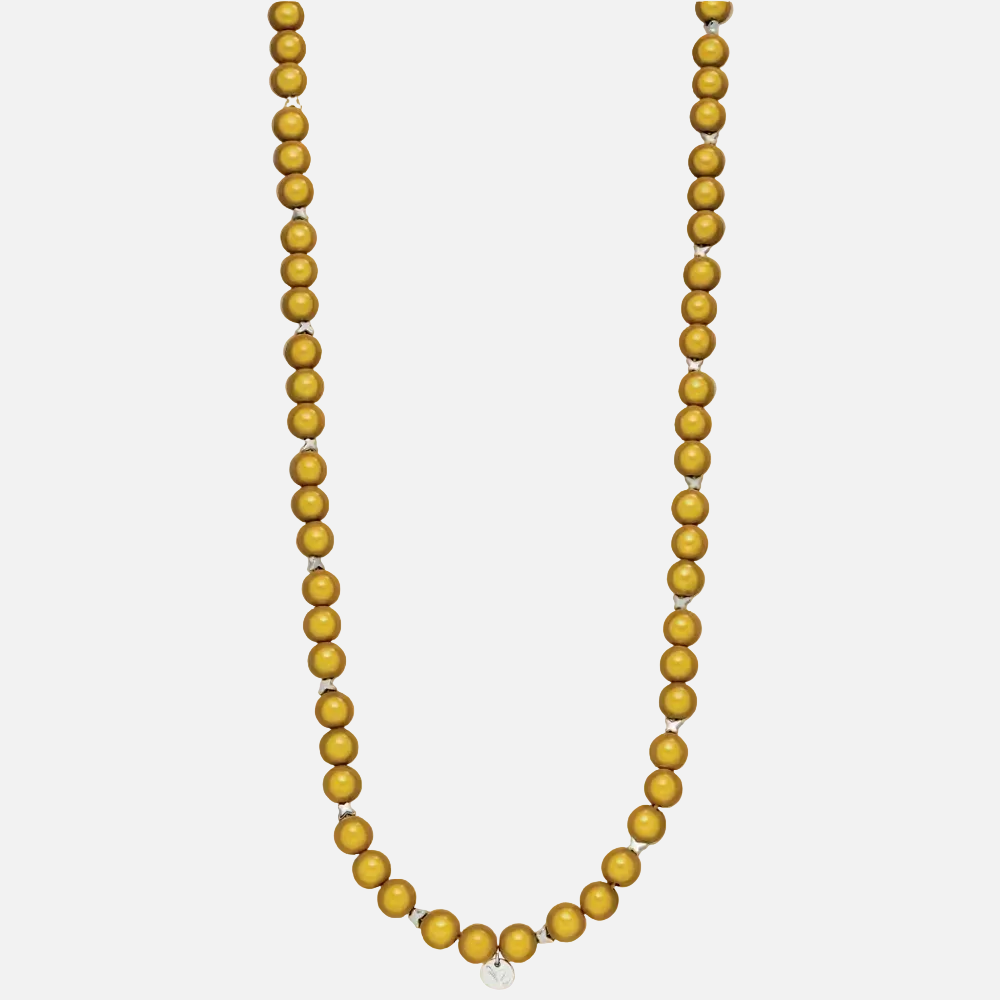 Perlenkette Gold – Lang