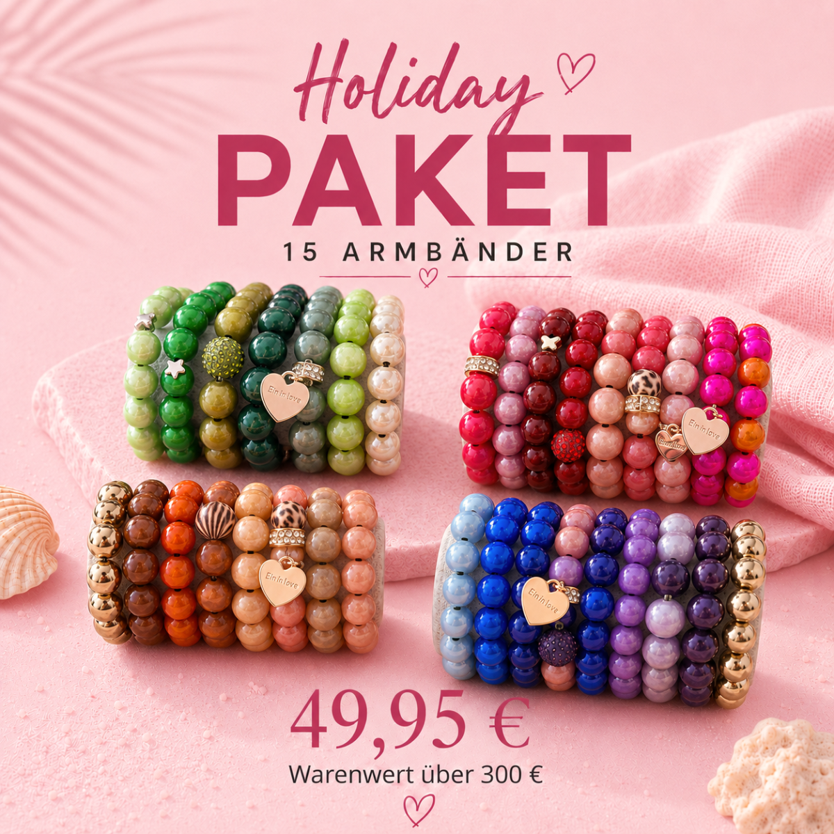 Holiday Paket | 15 Armbänder aus Neuheiten, Bestsellern & Klassikern