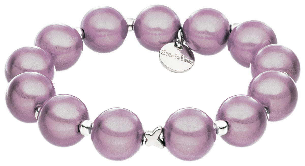 Perlenarmband Pastel Lilac