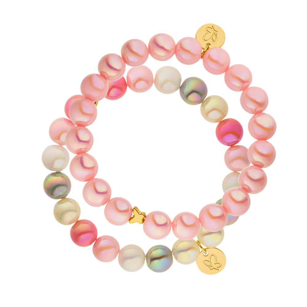 Armband Set Rosa Multi