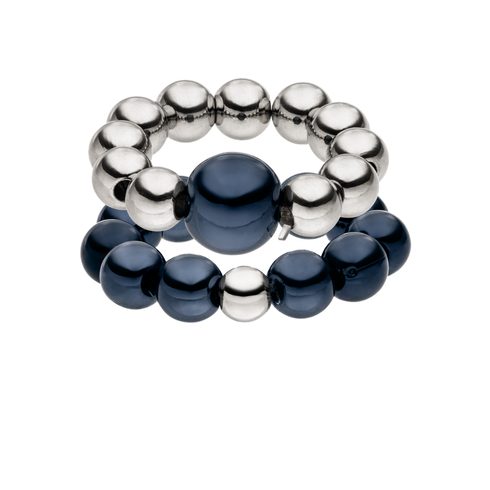 Ring-Set, 2-teilig Lovestory Midnight