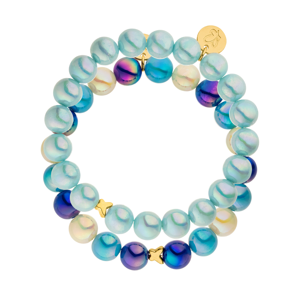 Armband Set Azurblau