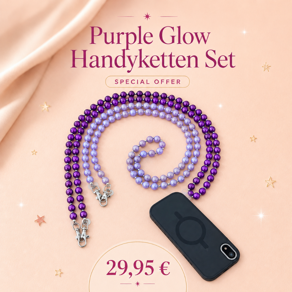 Purple Glow Handyketten Set – 2 Handyketten | Mid Season Sale Community Special