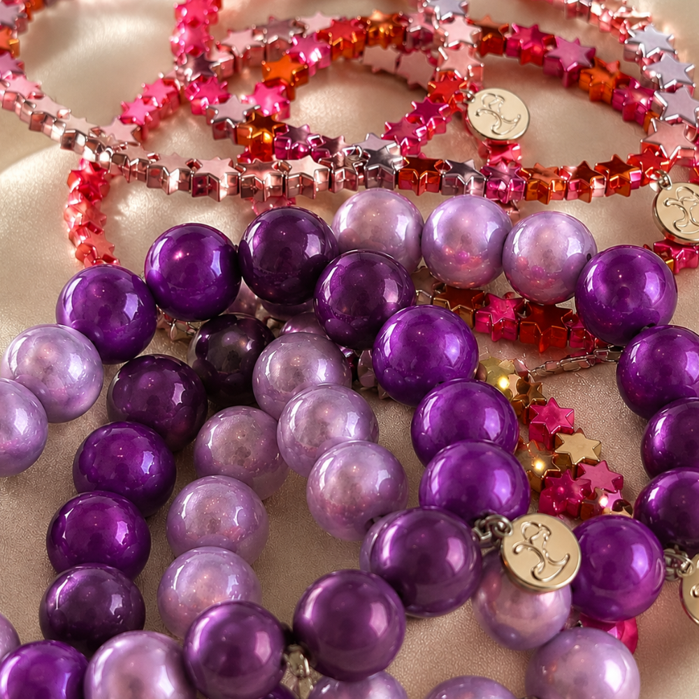 Purple Glow Paket – 8 Armbänder | Mid Season Sale Community Special