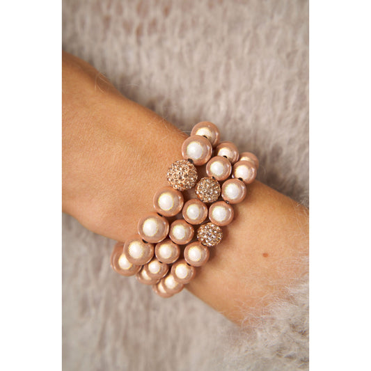 Perlenarmband-Set Choco