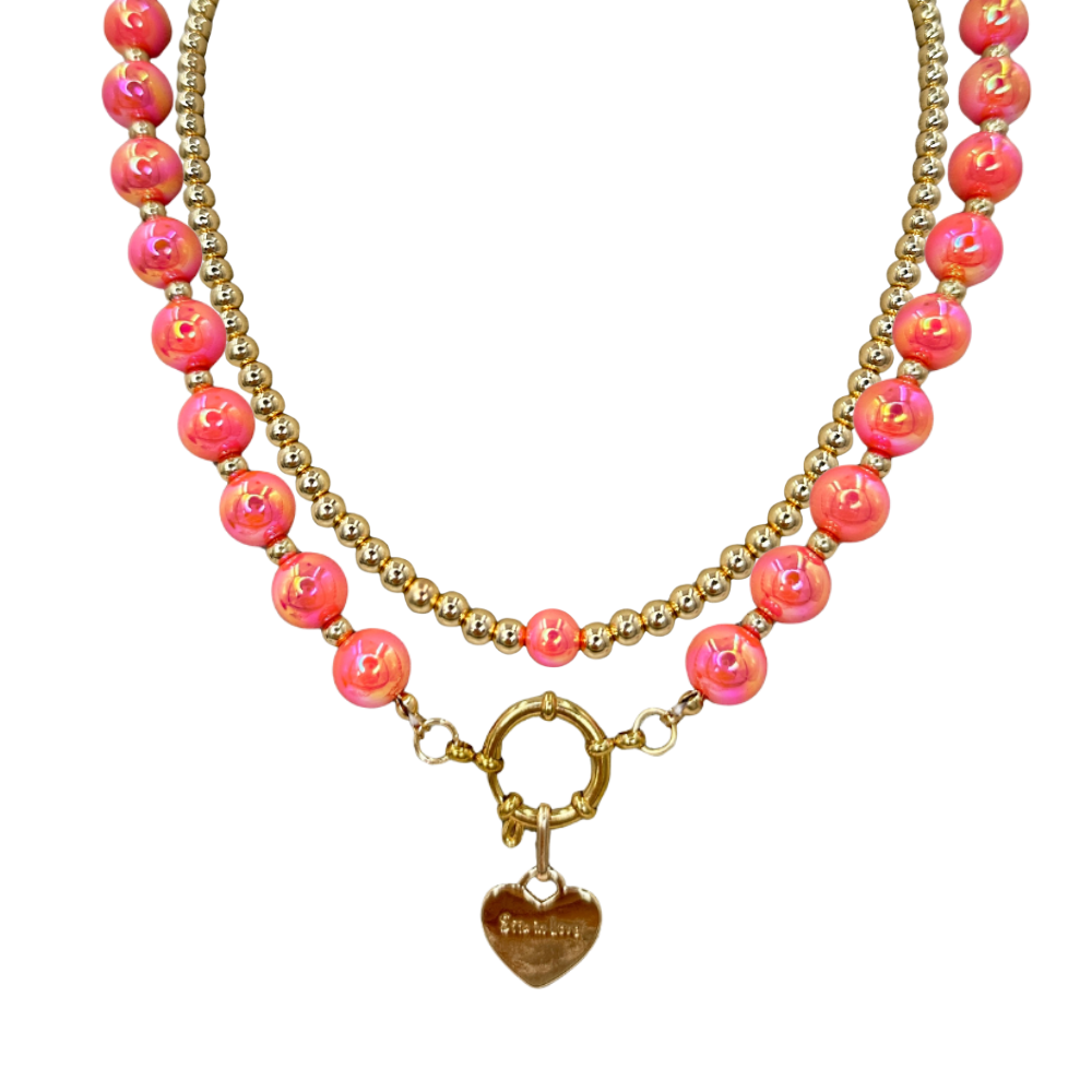 Halsketten Set Coralle