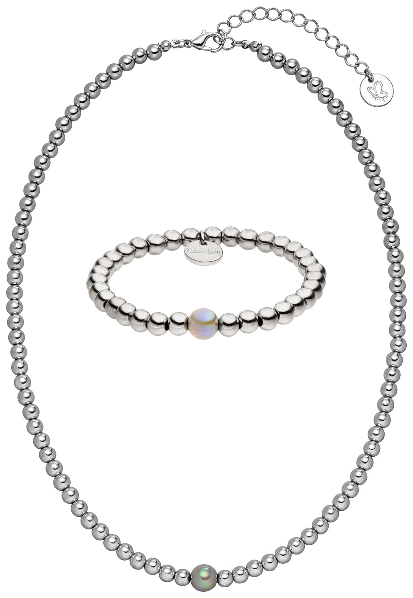 Halskette Set Silver Glow/Silber