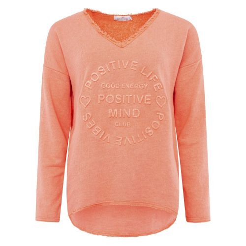 Sweatshirt BW "Positive Mind" Orange