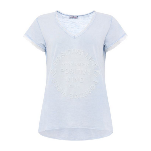 Shirt "Tail" Hellblau