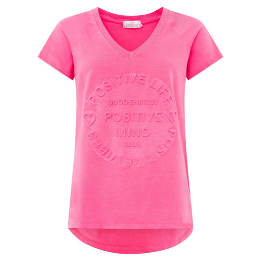 Oversized Shirt Pink positive mind